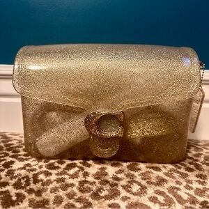 Coach Jelly Tabby -Gold Glitter